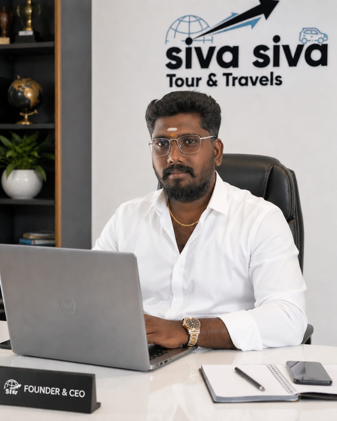 Siva Siva Tours & Travels vehicle in Rameswaram